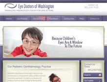 Tablet Screenshot of pediatric-ophthalmology.com